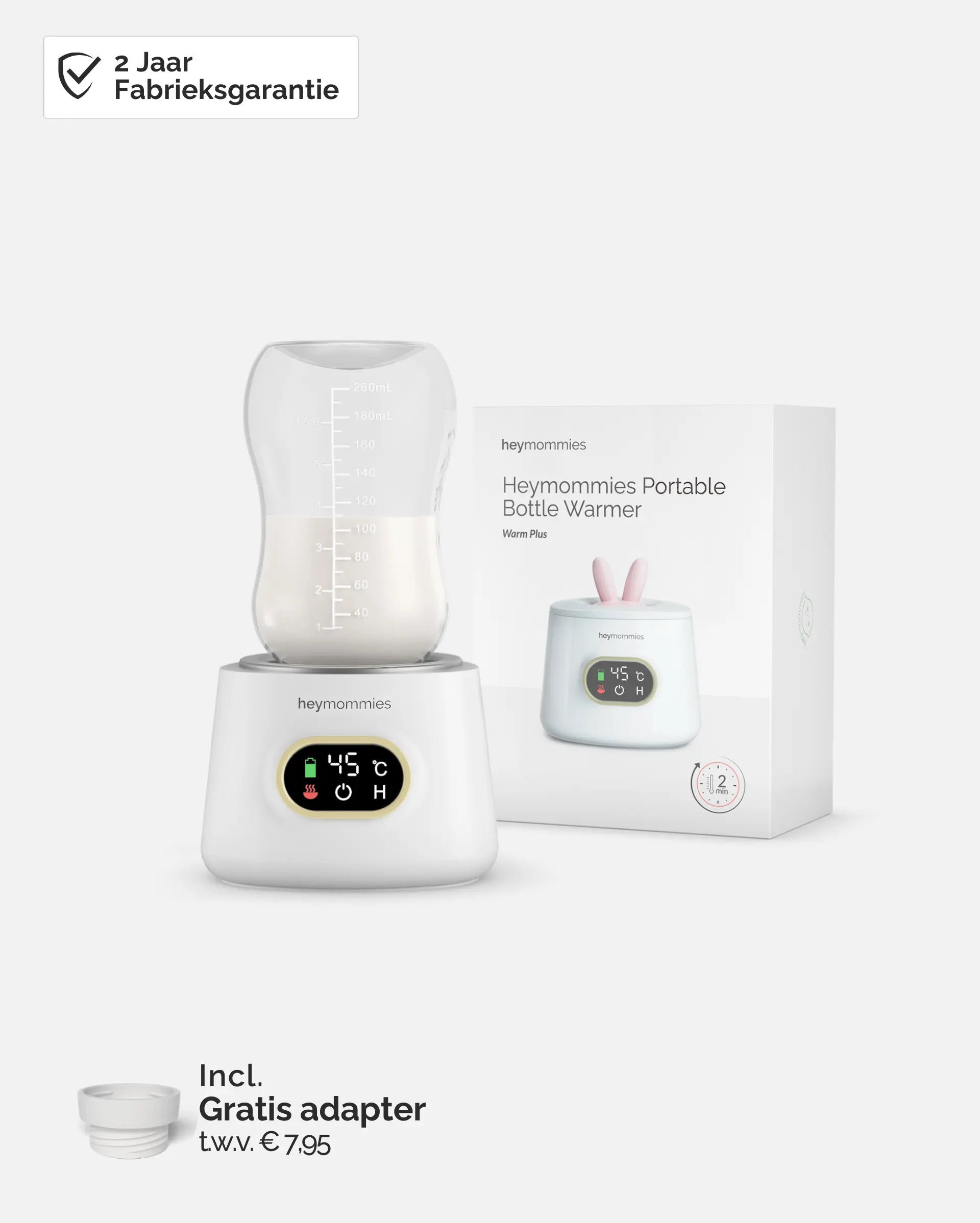 Heymommies Warm Plus Flaschenwärmer